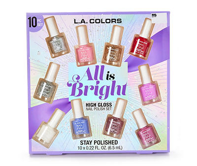 All is Bright High Gloss 10-Piece Nail Polish Set