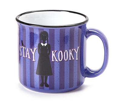 "Stay Kooky" Purple Ceramic Camper Mug, 20 oz.