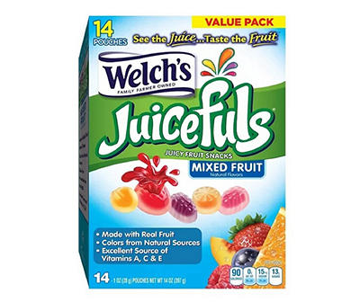 Juicefuls Mixed Fruit Snacks, 14-Count