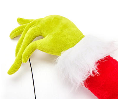 Santa Grinch Arm with Ornament Tree Decor