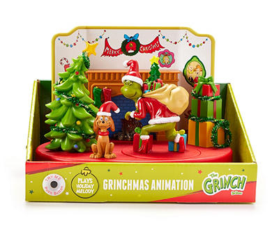 6.6" How The Grinch Stole Christmas Musical Animated Tabletop Decor