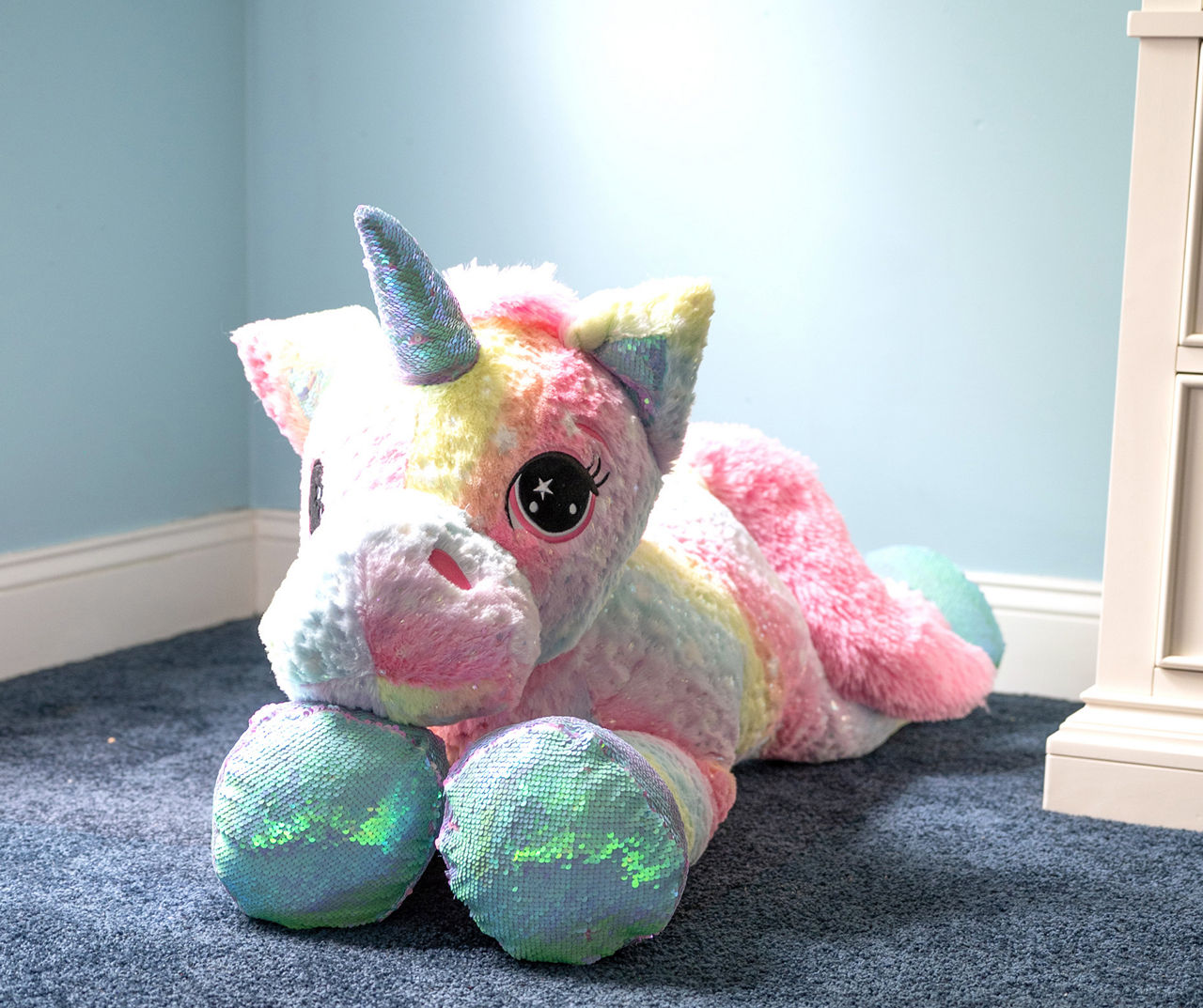 Rainbow Jumbo Unicorn Plush Toy 43