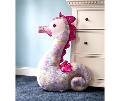 Jumbo Seahorse Plush Toy, (31")
