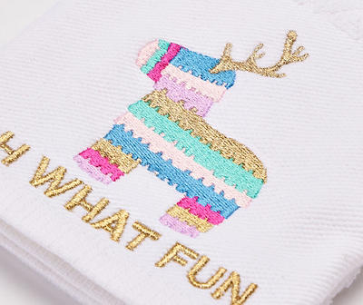 "Oh What Fun" Piñata Kitchen Towel