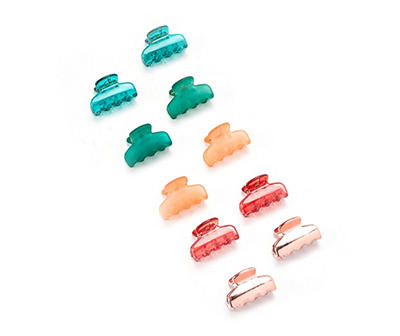 Multi-Color 10-Piece Mini Claw Clip Set