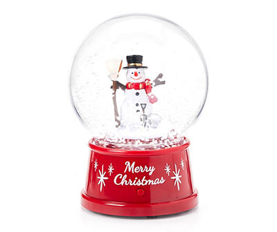 Snowman LED Musical Blowing Snow Globe