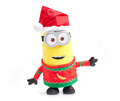 The Minions 9.8" Ugly Christmas Sweater Kevin Animated Decor