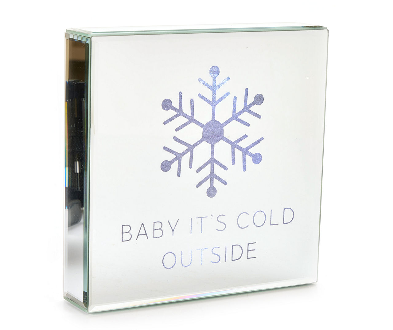 "Baby It's Cold Outside" Mirror LED Tabletop Decor