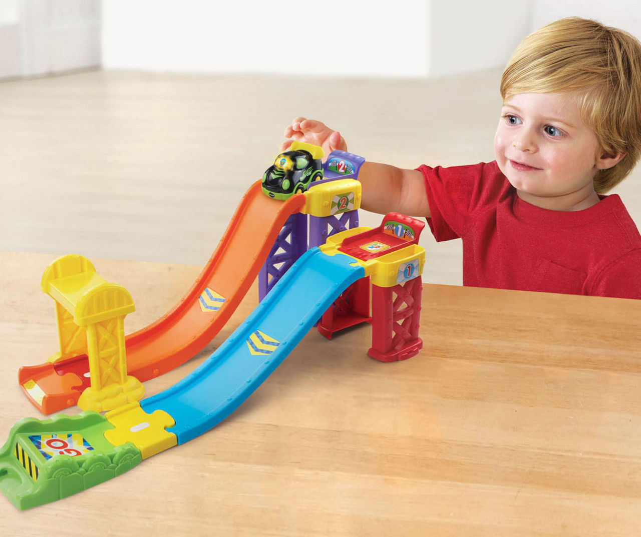 Vtech Go Go Smart Wheels 3 In 1 Launch Play Raceway Set Big Lots