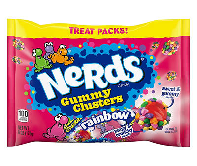 Gummy Clusters Rainbow Fun Size Treat Packs, 6 Oz.