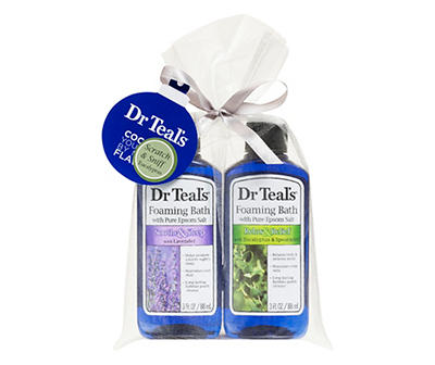 Lavender & Eucalyptus 2-Piece Foaming Bath Gift Set