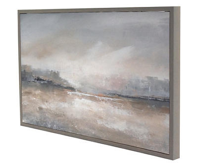 Horizon Haze Framed Art Canvas, (16" x 26")