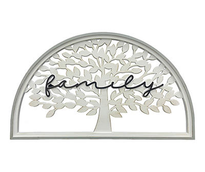 "Family" Tree of Life Arch Framed Wall Decor