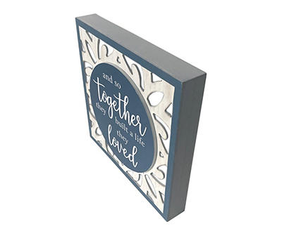 "A Life They Loved" Cut-Out Box Plaque