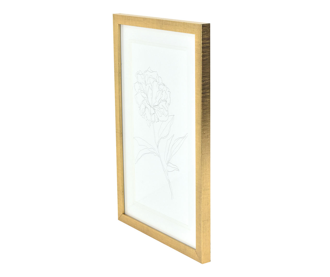 Rose Sketch Framed Art, (11.5" x 17.5")