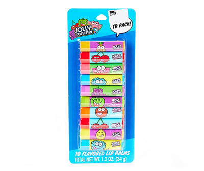 Assorted Fruit Flavored Lip Balms, 10-Pack