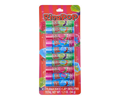 Assorted Flavored Lip Balms, 10-Pack