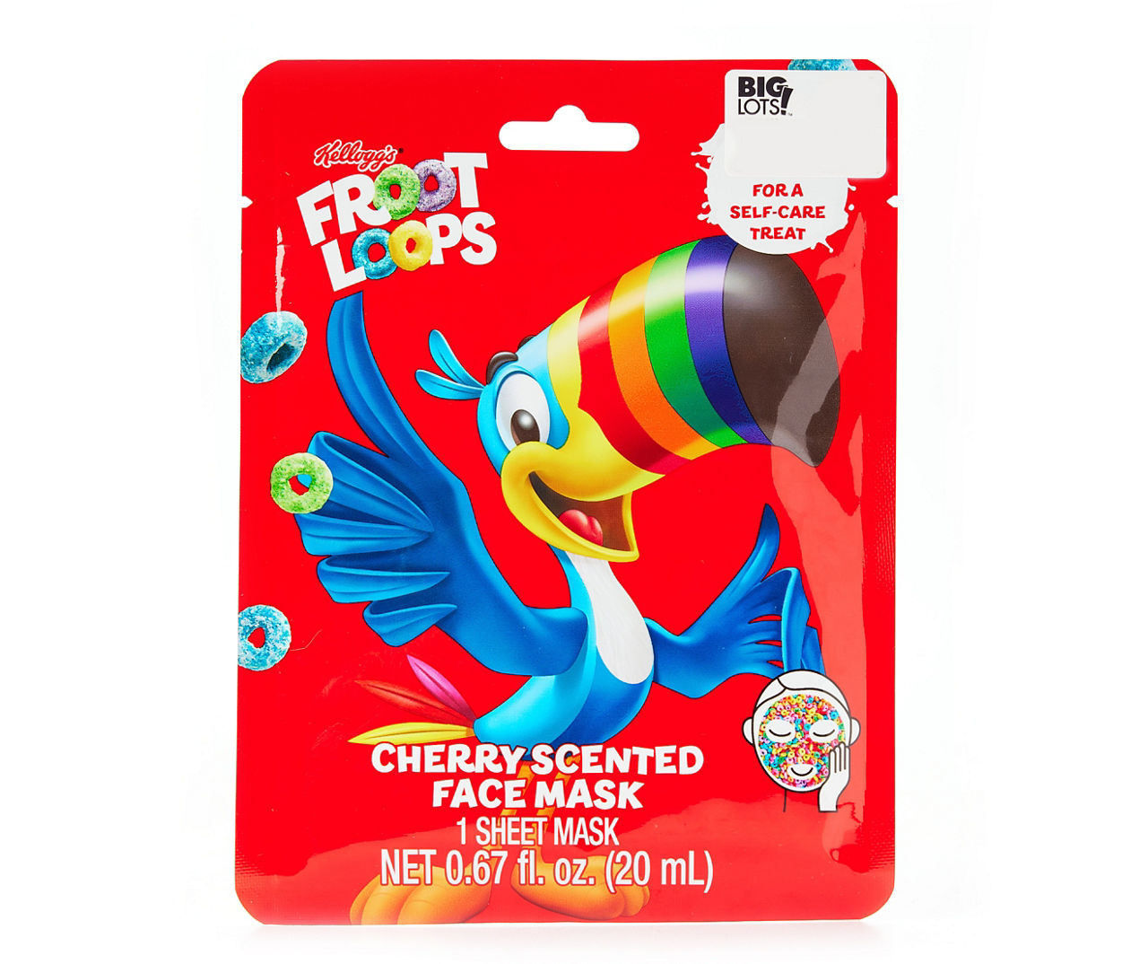 Froot Loops Cherry Scented Face Mask, 0.67 Oz. Big Lots