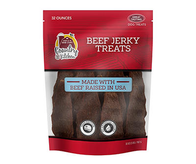 Beef Jerky Dog Treats, 32 Oz.