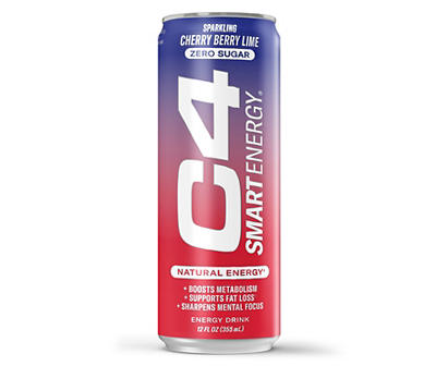 Cherry Berry Lime Smart Energy Drink, 12 Oz.