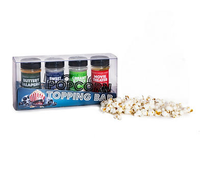 Classic 4-Piece Popcorn Topping Bar Set