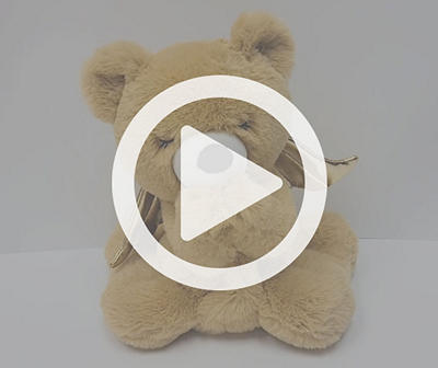 9" Praying Angel Bear Animated Plush Decor