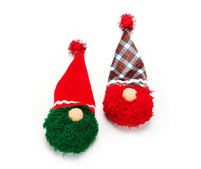 Holiday Gnomes 2-Piece Plush Cat Toy Set
