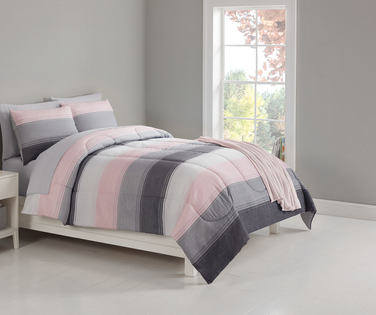 Stripe Bed-in-a-Bag Set | Big Lots