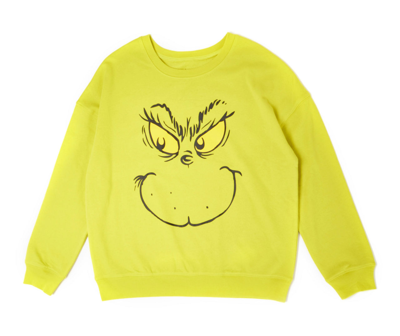 Grinch sale face sweatshirt