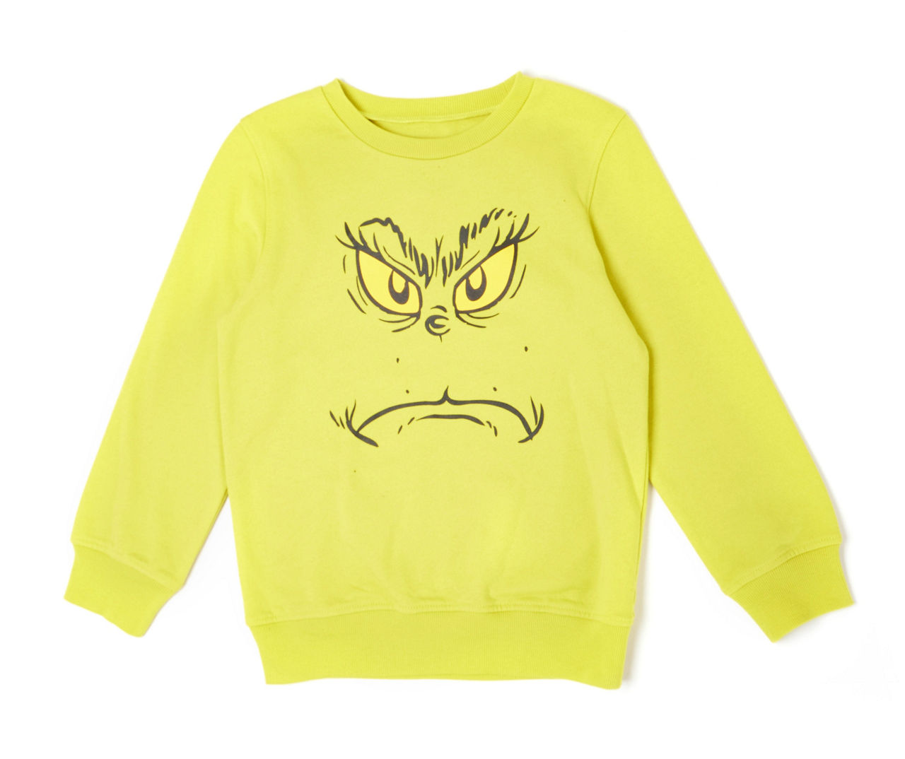 Grinch face hot sale sweater