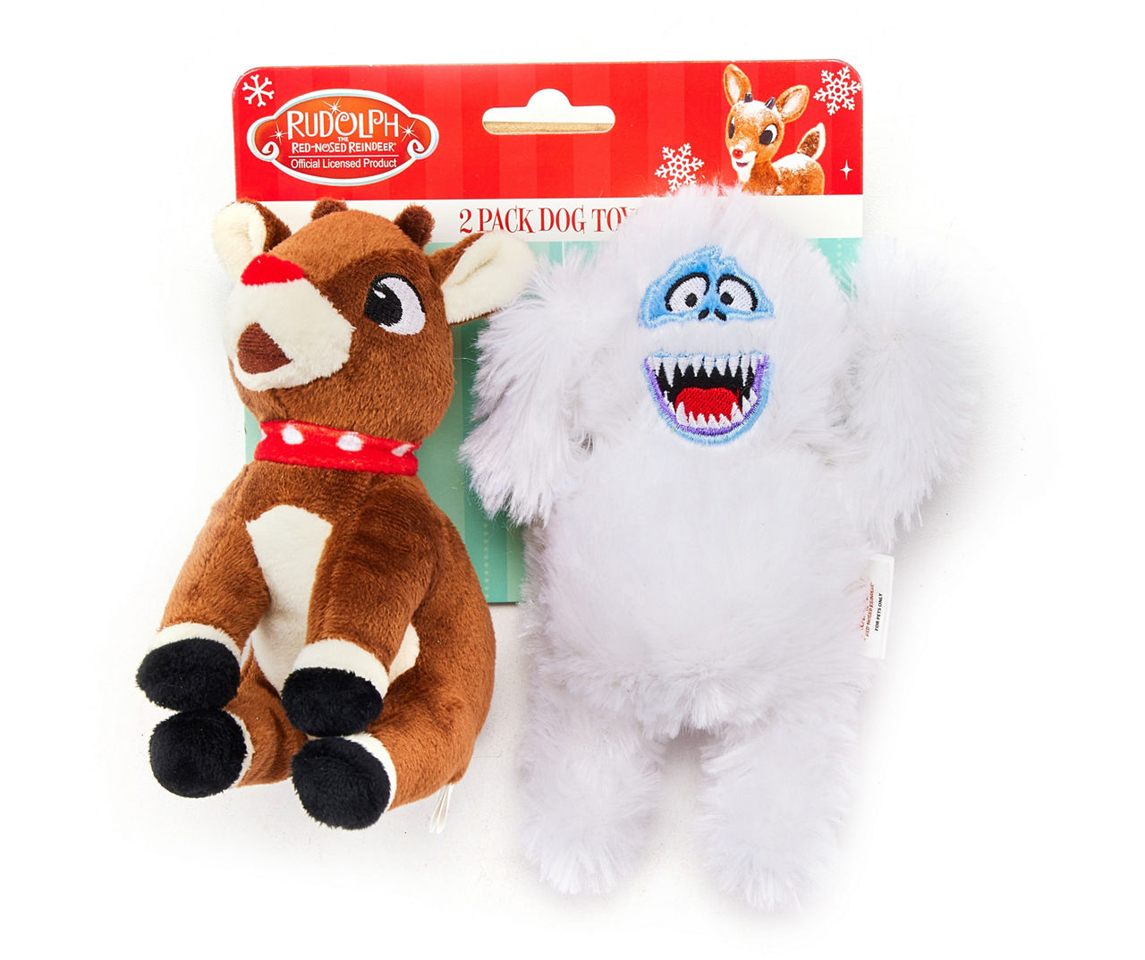 Bumble Rudolph Squeaker Plush Dog Toys 6