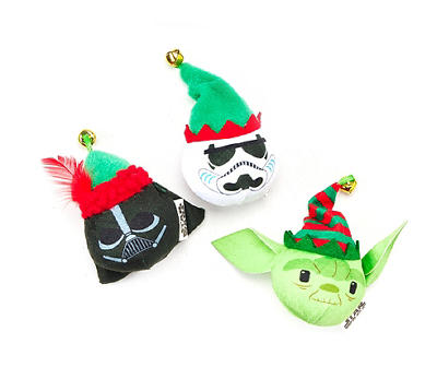 Holiday Plush Cat Toys, 3-Pack