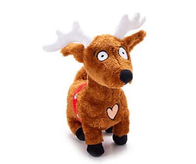 Reindeer 2-in-1 Plush & Vinyl Dog Toy