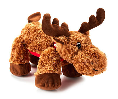 Moose Plush Squeaker Dog Toy