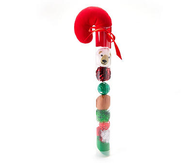 Red Candy Cane 9-Piece Cat Toy Set