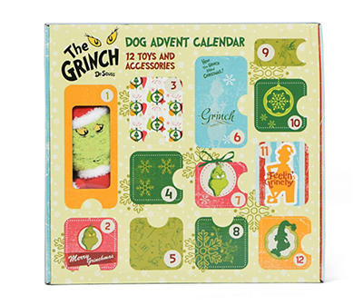 Grinch Dog Toy Advent Calendar Box