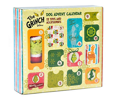 Grinch Dog Toy Advent Calendar Box