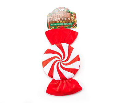 Peppermint Candy Squeaker Dog Toy