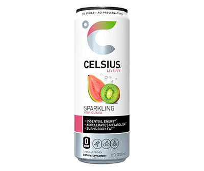 Celsius Live Fit Sparkling Kiwi Guava Fitness Drink 12 fl oz