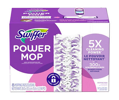 PowerMop Multi-Surface Mopping Pad Refills, 8-Count
