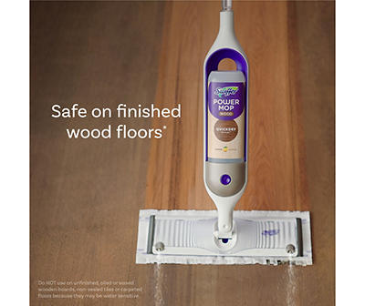 Lemon PowerMop Wood Floor Cleaning Solution, 2-Pack