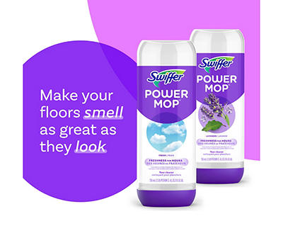 Fresh Scent PowerMop Floor Cleaning Solution, 2-Pack