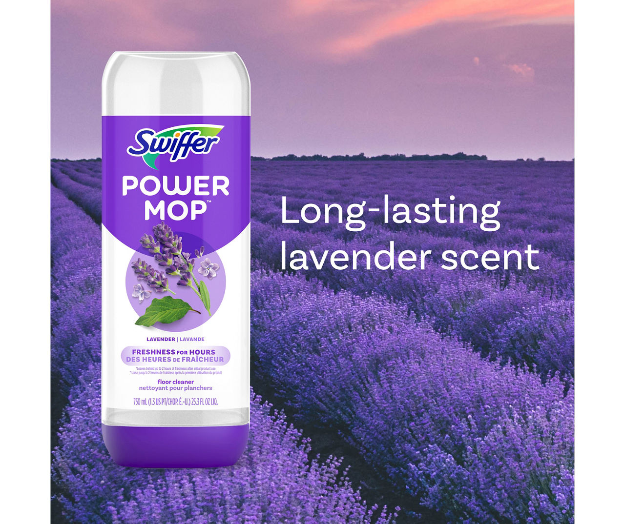 Swiffer® PowerMop Floor Cleaning Solution with Lavender Scent