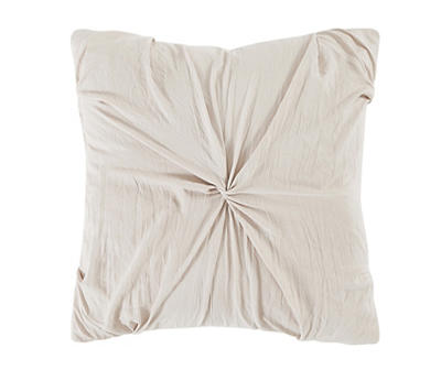 Bone White Stitch-Tufted King 4-Piece Comforter Set