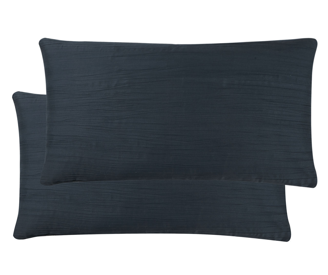 Indigo Crinkle-Texture King 4-Piece Comforter Set