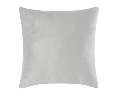 Light Gray Crinkle-Texture Queen 4-Piece Comforter Set