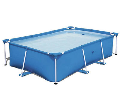 8.5' x 24" Blue Metal Frame Above Ground Pool