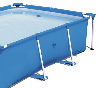 8.5' x 24" Blue Metal Frame Above Ground Pool
