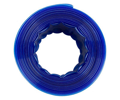 25' x 1.5" Blue Pool Filter Backwash Hose