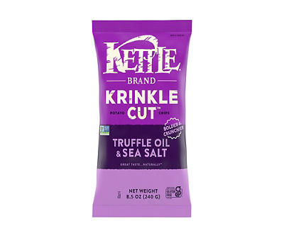 Truffle Oil & Sea Salt Krinkle Cut Potato Chips, 8.5 Oz.
